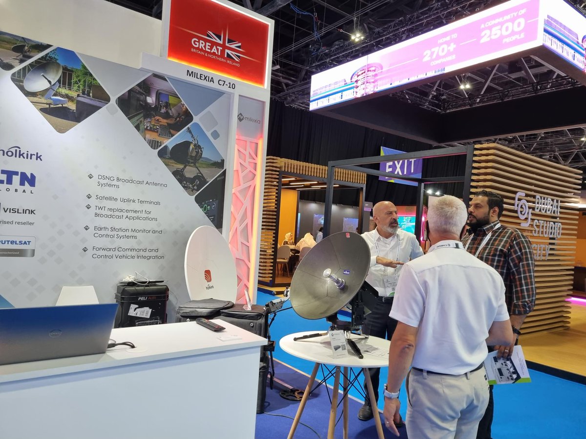 test Twitter Media - It's been a busy first day at @CABSATofficial demonstrating the @Holkirk Scorpion Lite, the TP150 and catching up with our customers and partners in the @TFSUK UK Pavilion. We are back here tomorrow, so do come and visit the team on stand C7-10.

#CABSAT2022 #Satcoms #Broadcast https://t.co/KZhMK68xWf