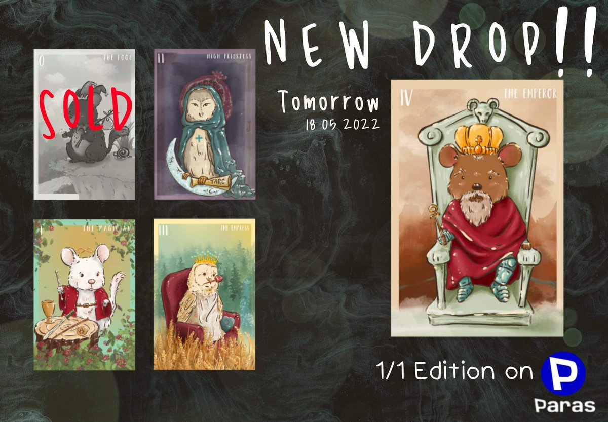 พรุ่งนี้มีลงงานใหม่นะคะ 
ใครสนใจรอติดตามไปกดกันได้จ้า

NEW DROP in PARAS.👇👇👇
paras.id/033tt_pk.near/…

#PARASnft #paras #NFTdrops #nftart