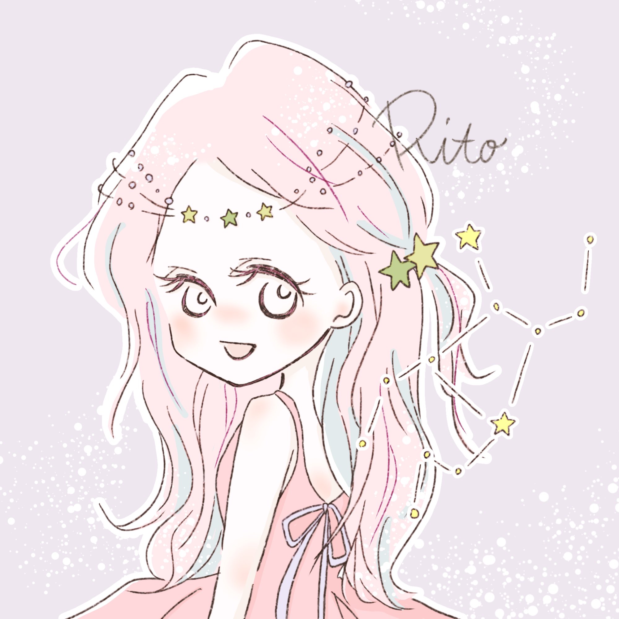 りと Literone2222 乙女座 紫陽花が咲き始めてうれしい こちらの画像の使用はお控えくださいませ 乙女座 おとめ座 星座イラスト コーデ コーデイラスト 女の子イラスト ゆるい イラスト いらすと イラスト好きな人と繋がりたい