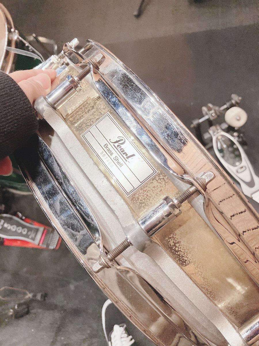 ARAN_3906_Drums's tweet photo. 最近は浅胴がマイブームでpearlのピッコロスネアレンタルしてみた!良い音ー!
#pearl
#ピッコロスネア
#brassshell https://t.co/OW1jK7Ocnq