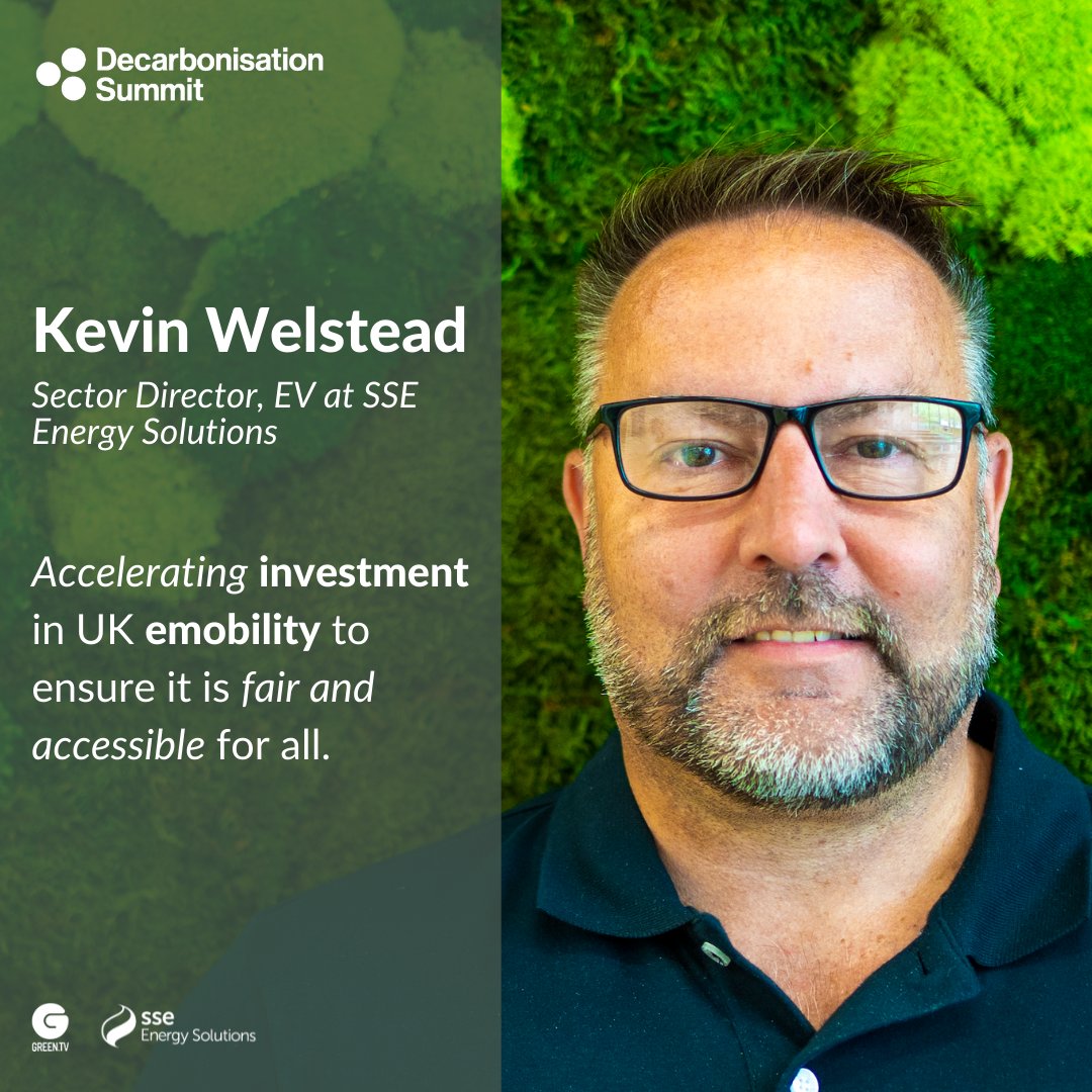 DecarbSummit's tweet photo. Kevin Welstead is the #EV Sector Director at @SSEB2B. With 30 years of experience in #energy and #utilities, Kevin now develops and delivers large scale #electricvehicle projects across the #UK.

#decarbonisation #sustainability #green #emissions https://t.co/IxhhnwkNcb