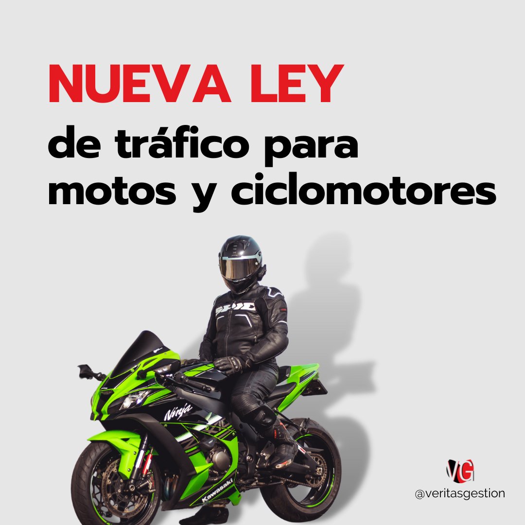veritasgestion's tweet photo. Nueva Ley de Tráfico para motos y ciclomotores🏍️

¿Cuáles son las nuevas normas?👇🏻 https://t.co/TRaSid5fXT