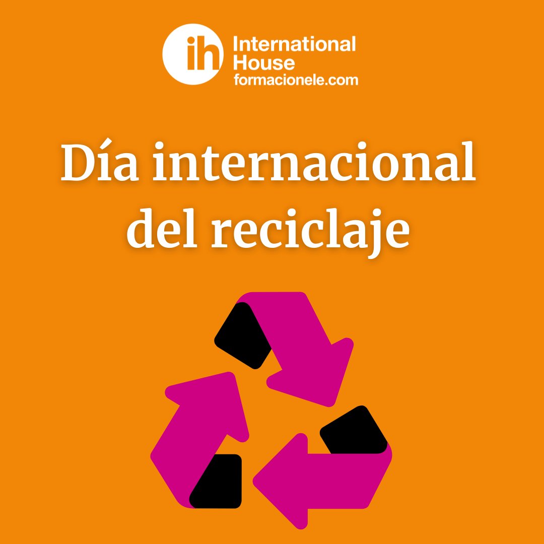 formacionele's tweet photo. ¡Feliz #díainternacionaldelreciclaje! 

En la #clasedeELE también podemos concienciar sobre el hecho de reciclar residuos y, para ello, os dejamos este hilo de #planificación con la que podréis trabajar tanto con alumnos adolescentes como adultos. 

#formacionele https://t.co/p317VWVuBT