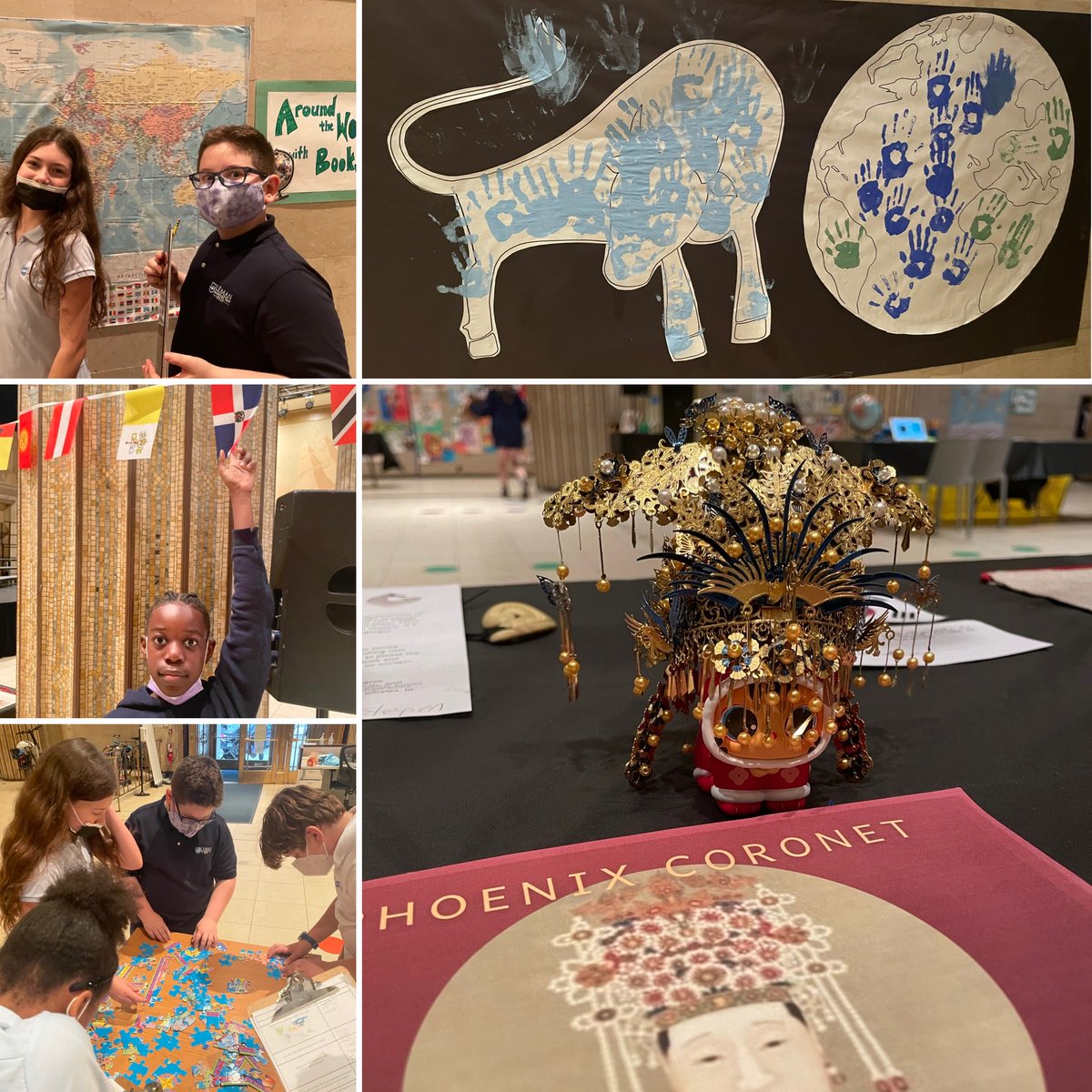 Leman_Gr5's tweet photo. Ss had a great time celebrating the unique &amp; international community that we love @LemanManhattan. We viewed art, artifacts, &amp; poetry, read books around the world, &amp; participated in a variety of activities. #globaled #Diversity #globalcitizens #community @MrsMorton713 https://t.co/jJdfjGAyL5