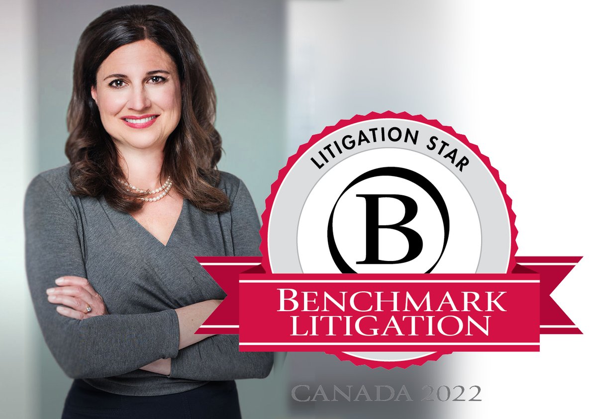 BBSLitigation's tweet image. We are delighted that Ellen Bessner has been recognized as a litigation star by Benchmark Canada 2022! 
@BenchLitigation
 #LitigationStar #BabinBessnerSpry