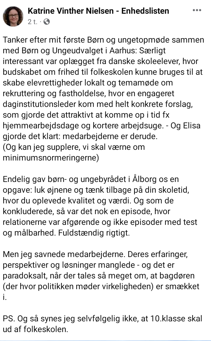 Katrine133's tweet photo. Eftertanker #butm2022 @SiggeW @BUPLFormand @dlforg @Formand_DSE https://t.co/JFEddNM1mZ