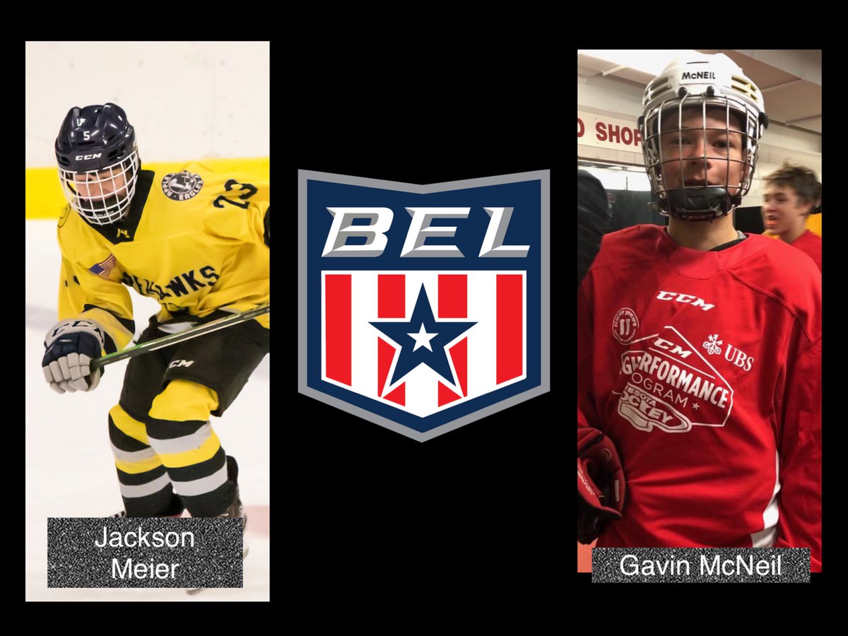ValleyYouthPuck's tweet photo. Congratulations to Jackson Meier and Gavin McNeil on being selected to the Bantam Elite League! The BEL selects the top Bantam-aged players in MN for games in August. Nice job, boys! #GoFirehawks https://t.co/uRhuiFS5AA
