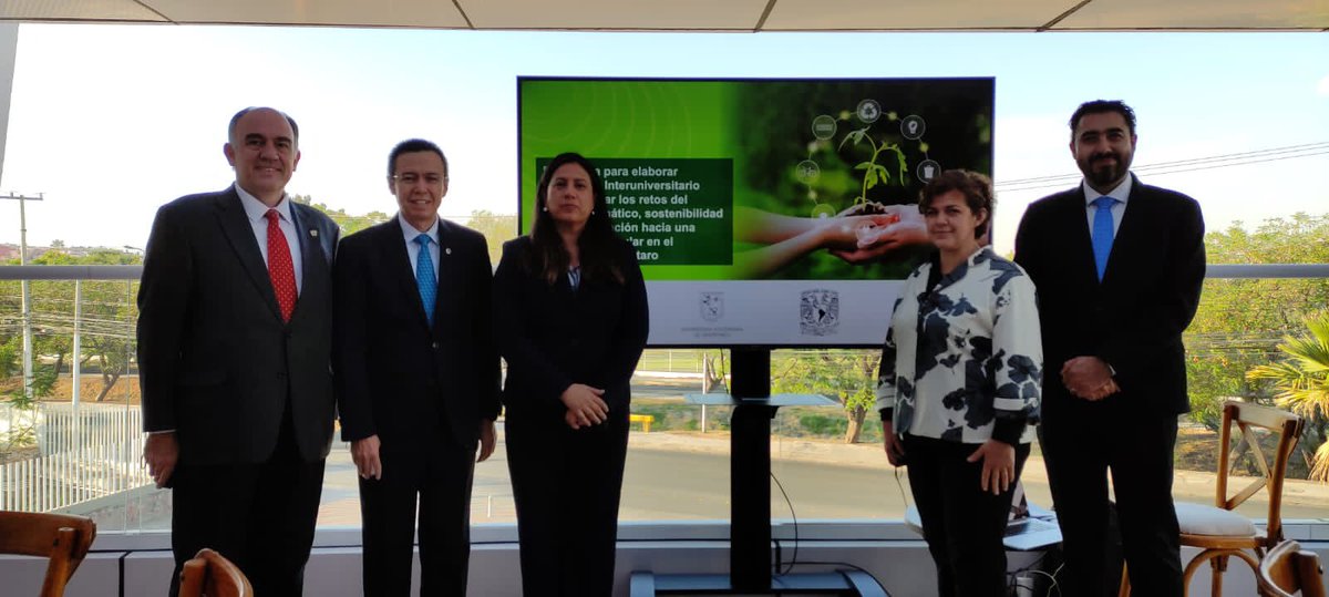 TECcampusQRO's tweet photo. El sector académico de @Circular_Qro integrado por @TecdeMonterrey, @UNAM_MX y @UAQmx lideran un conversatorio con el fin de elaborar un manifiesto donde todas las instituciones de educación superior firmen su compromiso por acciones sostenibles. #QroCircular #CompromisoSocial https://t.co/wxF67bp5kN