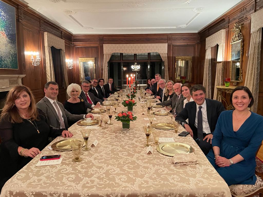 Kicking off the 2022 #urbinopressaward with outstanding champions of American journalism and great friends of #Italy 🇮🇹. Stay tuned...