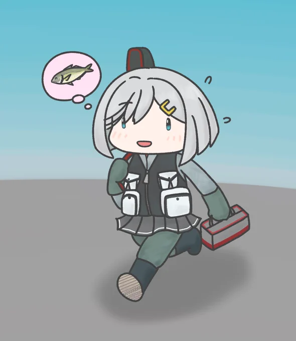 フル装備で出撃する浜ちゃん 