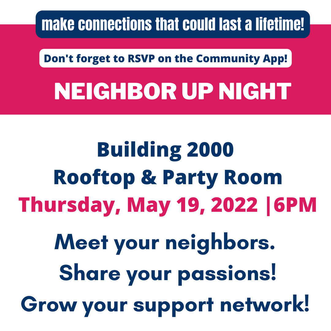Last Month we had discussions about small business support, good books to read, &amp; how to help plants thrive in apts! Residents supported each other by offering help unpacking, advice on public speaking, &amp; more!

#NeighborUpNight #CrystalHouseVA #Community #CommunitySupportNetwork