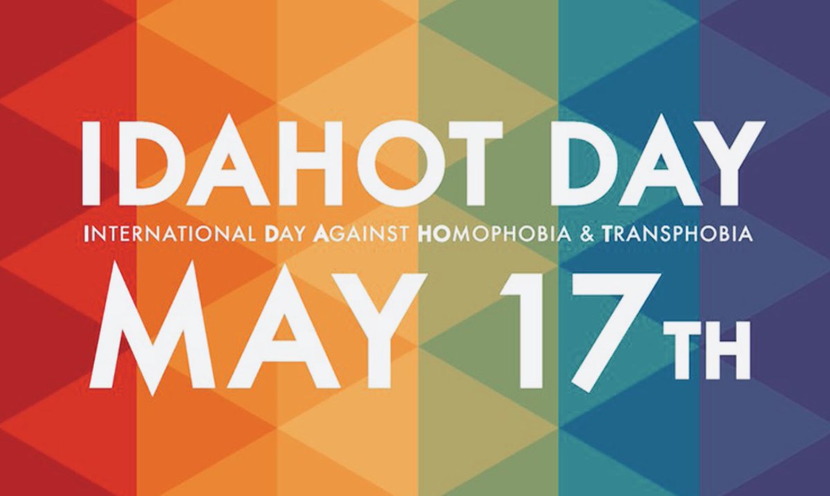 Today, and every day, we should feel free to explore and be who we are without fear of repercussions and prejudice. #IDAHOBIT2022 #IDAHOT2022 #IDAHOT