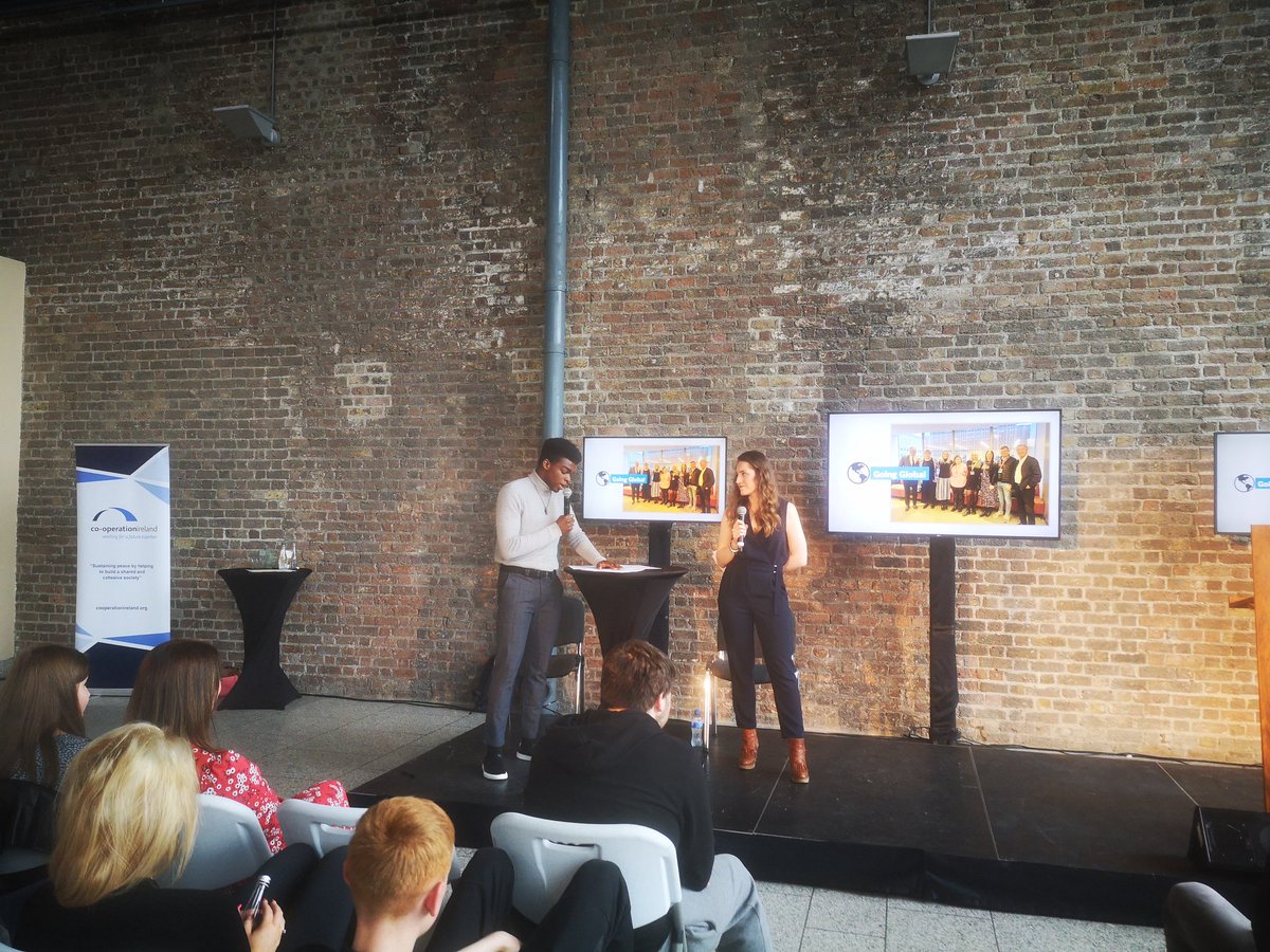 cooperationirl's tweet photo. Hosts of #CIFL2022, Prince Osarbo &amp; Nicole Parkinson-Kelly, spoke this afternoon about the Future Leaders programme's global mission:

"This year we've worked to enhance relationships on a North/South and East/Basis &amp; we've also developed 🇺🇲 relationships, on our Boston trip!" https://t.co/p8ZpAo13Ov