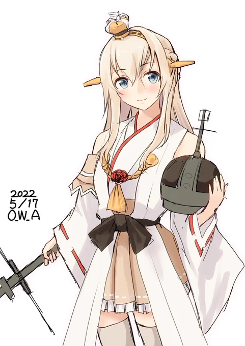 金剛型5番艦のウォースパイト

#艦これ版深夜の真剣お絵描き60分一本勝負
#艦これ版真剣お絵描き60分一本勝負_20220517 