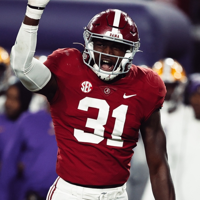 Alabama defenders with the most career QB pressures

🐘 Jonathan Allen: 144
🐘 Will Anderson Jr: 142
🐘 Anfernee Jennings: 126