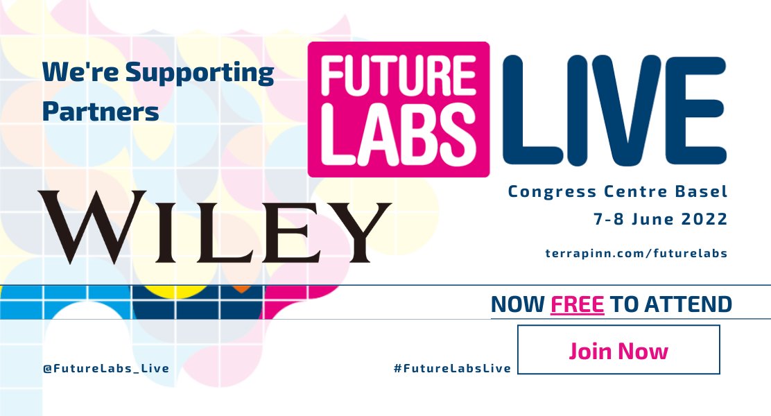 WileyAnalytical's tweet photo. 🚨Future Labs LIVE will take place on June 7 and 8, 2022 in Basel.
👉Register now and receive a discount on tickets with the code: WILEY25
More information:
▶ https://t.co/9cj9nI6Q6T
#FutureLabsLive #gitlabor #digitalisation #labautomation https://t.co/DjuQccjgQW