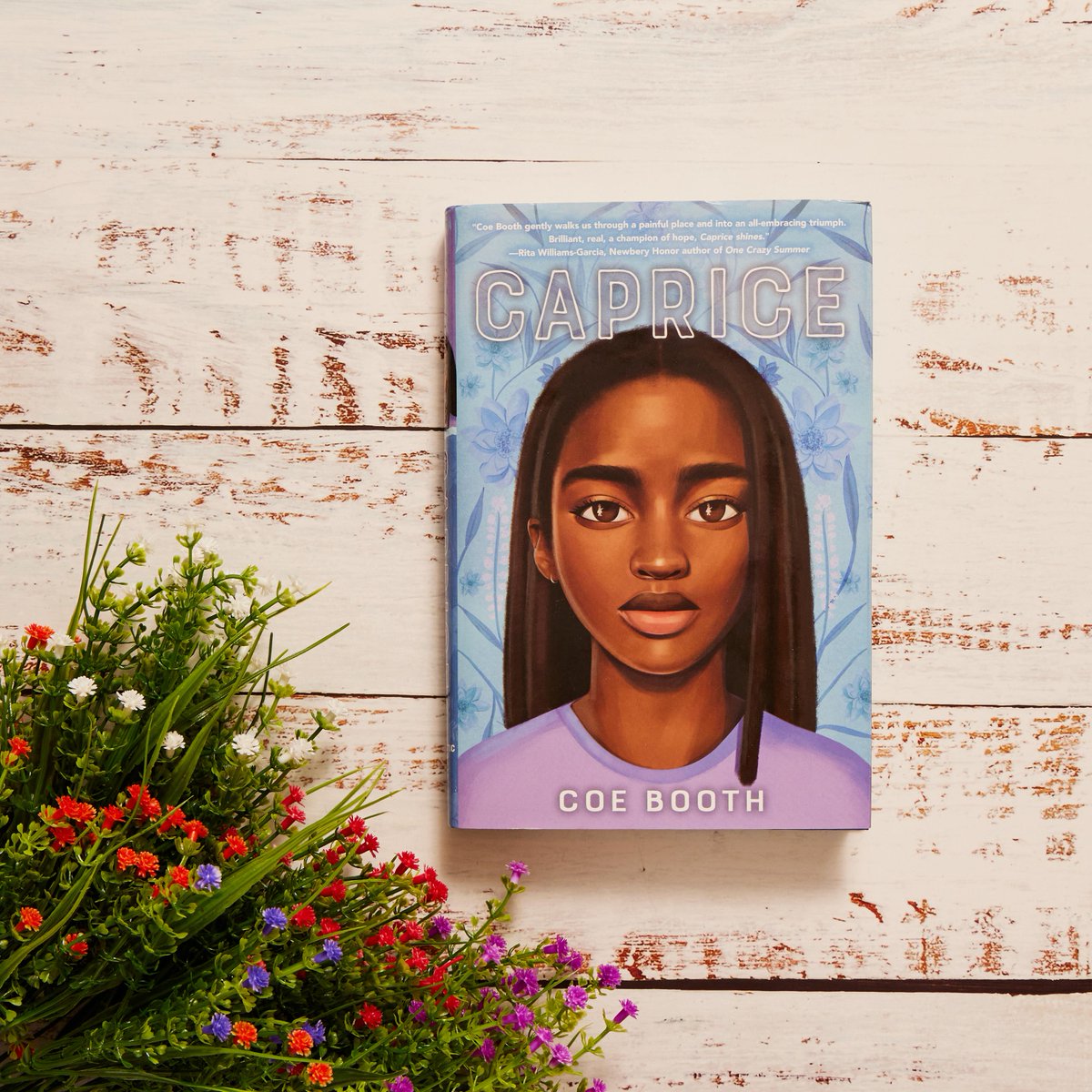 💐CAPRICE — With extreme sensitivity and honesty for middle-grade readers, <a href="/coebooth/">Coe Booth</a> has written an ultimately healing novel about finding support from your parents and friends, articulating your truth, and choosing your own path. bit.ly/39jHNdX