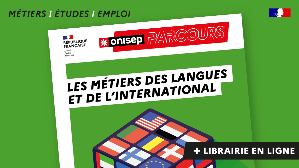 Onisep's tweet photo. ➡️ Nouvelle publication #ParcoursOnisep "LES MÉTIERS DES #LANGUES ET DE L'INTERNATIONAL". Au programme ▪️ Zoom sur  35 #métiers ▪️ Reportages ▪️ Témoignages de pros ▪ Filières de #formation adaptées au secteur ▪️ #Emploi
👉https://t.co/VK5ZmEl376
#orientation #languesvivantes https://t.co/w3Ho1Fdkwz
