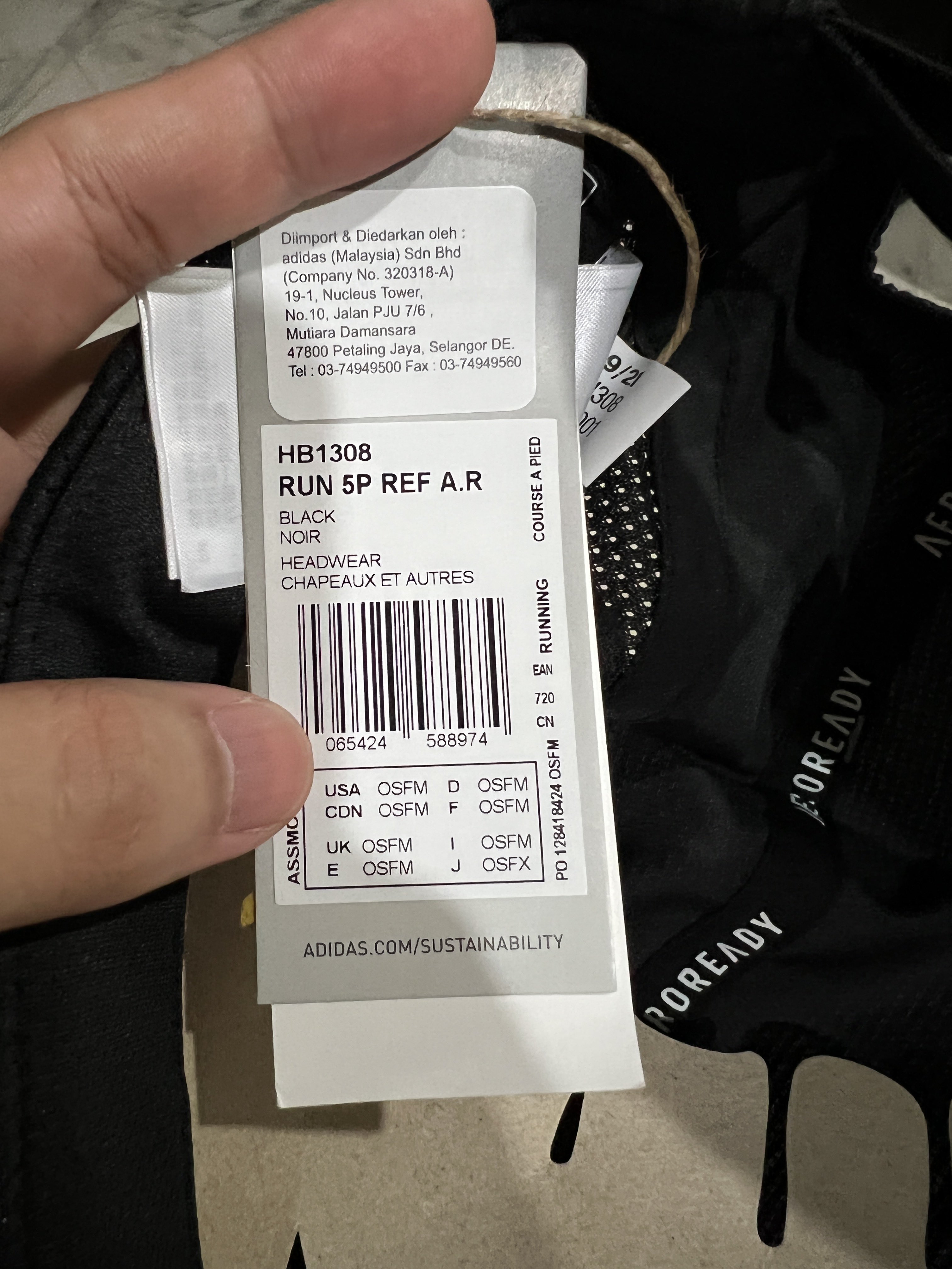 f ck on X Adidas Five Panel Reflective Runner cap. Brand new with tag. OSFW S size OSFM Size M available. For just RM69 only RT please FackGarageSale https t Aa7hV5naqg X