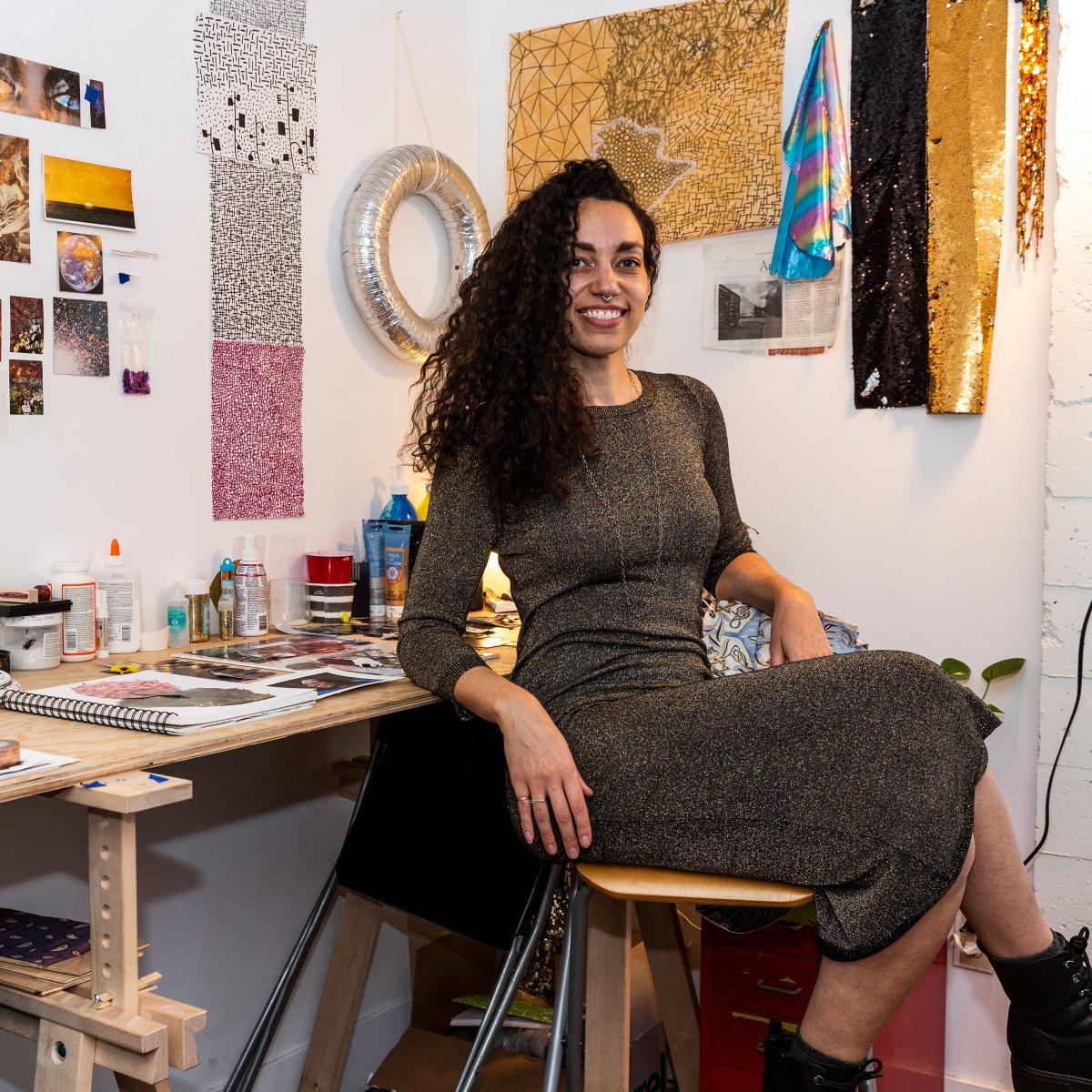 Proud that of our #Accelerator graduate @LeahKingLive will have her first SF solo show at <a href="/welcometomannys/">Manny’s!</a> in the Mission District! View and purchase these stunning works at the opening on Friday, May 20, 6:30-8 PM PDT.