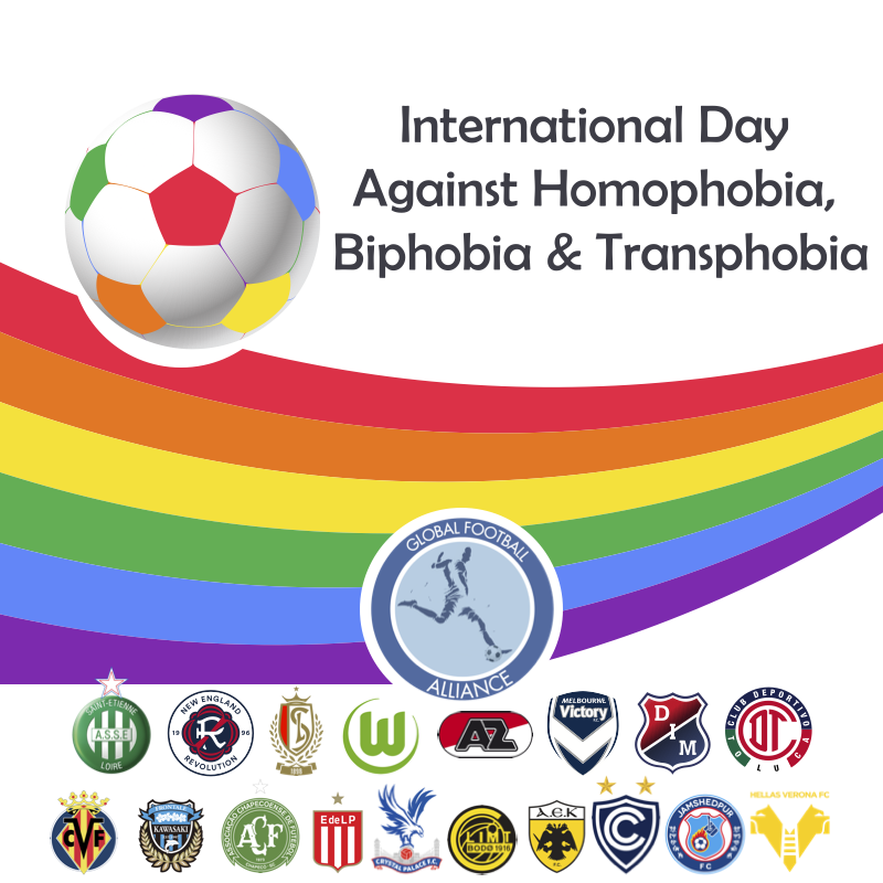 EdelpOficial's tweet photo. 🏳️‍🌈 𝗙𝗼𝗼𝘁𝗯𝗮𝗹𝗹 𝗙𝗼𝗿 𝗔𝗹𝗹 🏳️ ‍🌈

Hoy, nos unimos a los miembros de @Global_foot_all para conmemorar el Día Internacional contra la Homofobia, la Bifobia y la Transfobia ❤

#IDAHOBIT2022 https://t.co/aicopZ4uq9