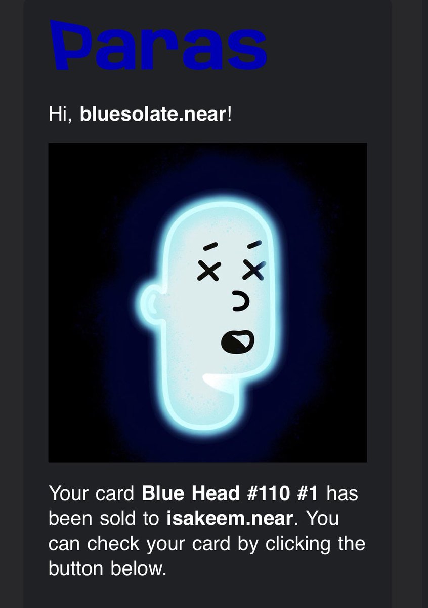 bluesolate_nft's tweet photo. #110 SoLd ! 🎉
Thank you for support Blue Head .
“Isakeem.near”
#bluehead #nft https://t.co/DU3F3roqOM