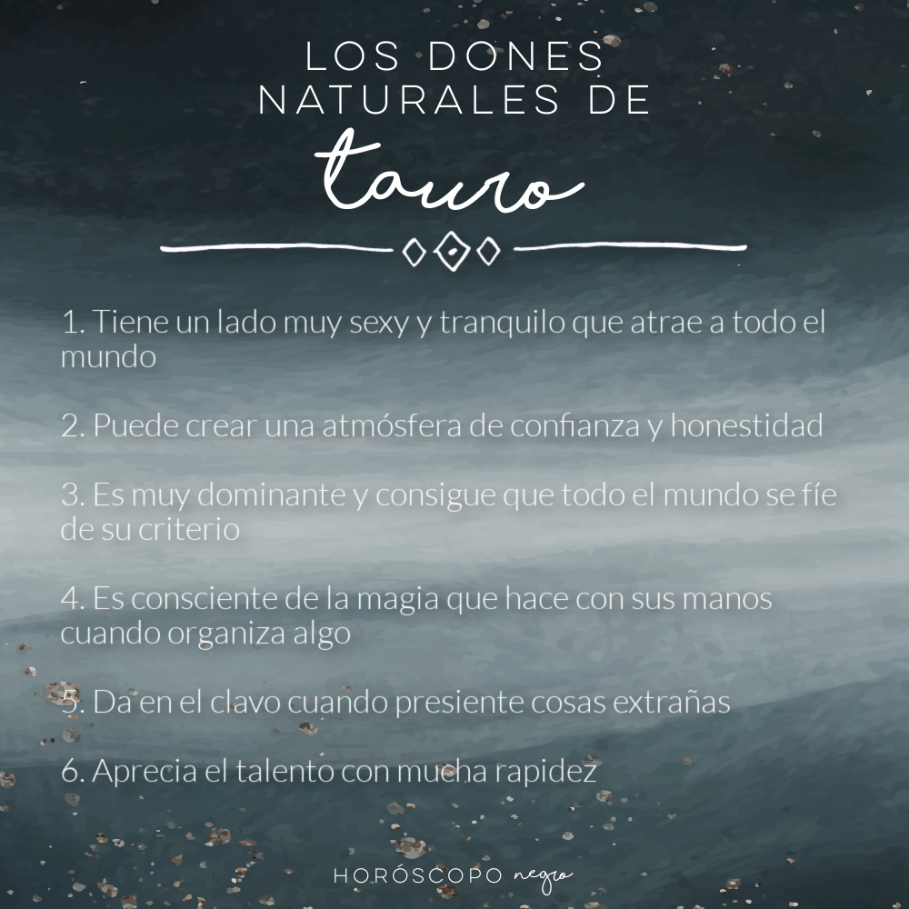 tauro_hn's tweet photo. Los dones naturales de #Tauro ✨🔮✨ #horoscoponegro https://t.co/HgT51lZ6wC