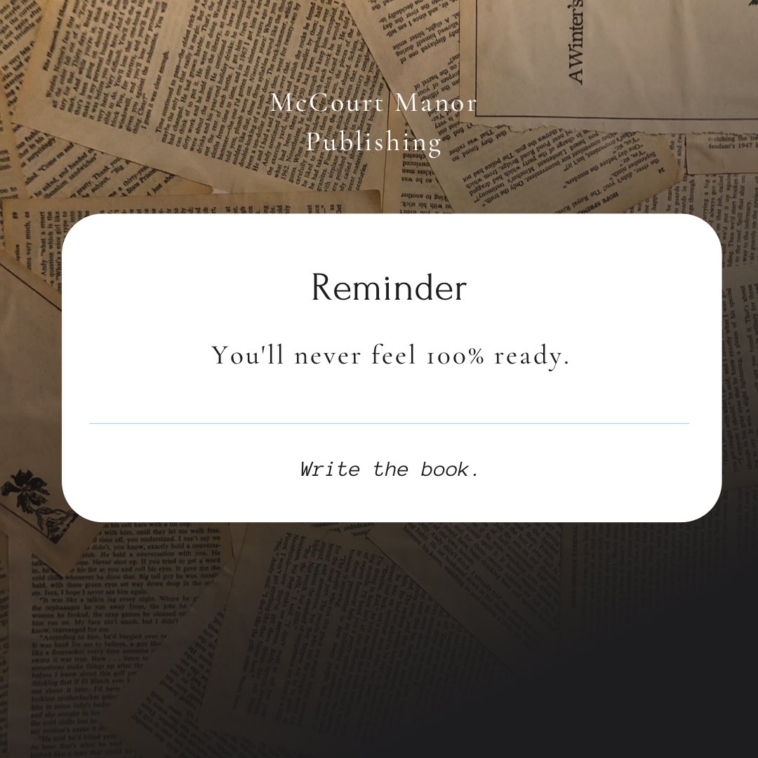 mccourtmanor's tweet photo. Write. The. Book. #amquerying #amwriting #authors https://t.co/n3VyjVzYMc