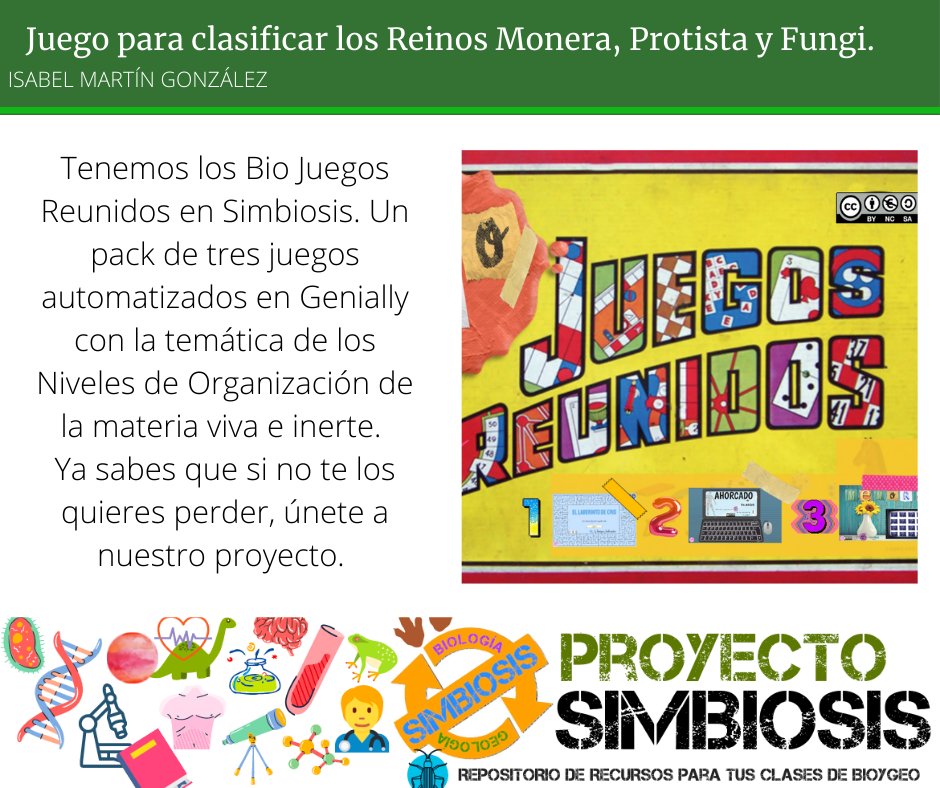 BlogSimbiosis's tweet photo. Vamos con un post nostálgico... ¿Quién no ha jugado a los Juegos Reunidos? ¿Y a la versión #profesBioGeo de @BlogSimbiosis? https://t.co/frF431fhro