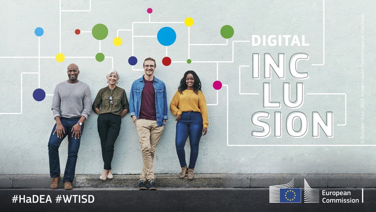 It's #WTISD! 👨‍💻

Today is all about #digitalinclusion and the possibilities for economic and social prosperity coming from #ICT 📲

Discover how #HaDEA is contributing to a more #digital and inclusive society through its programmes! 🔗
hadea.ec.europa.eu/news/world-tel…