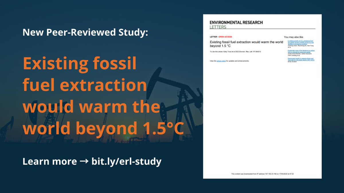 IISD_Energy's tweet photo. This new study backs up that building new fossil fuel infrastructure is not a viable response to Russia’s war on Ukraine—we’ve already tapped too much oil, gas, and coal. Any more and we’ll tip the ⚖️ on dangerous levels of warming & #StrandedAssests. https://t.co/4y5YV4NhAL https://t.co/VhZszYVQle