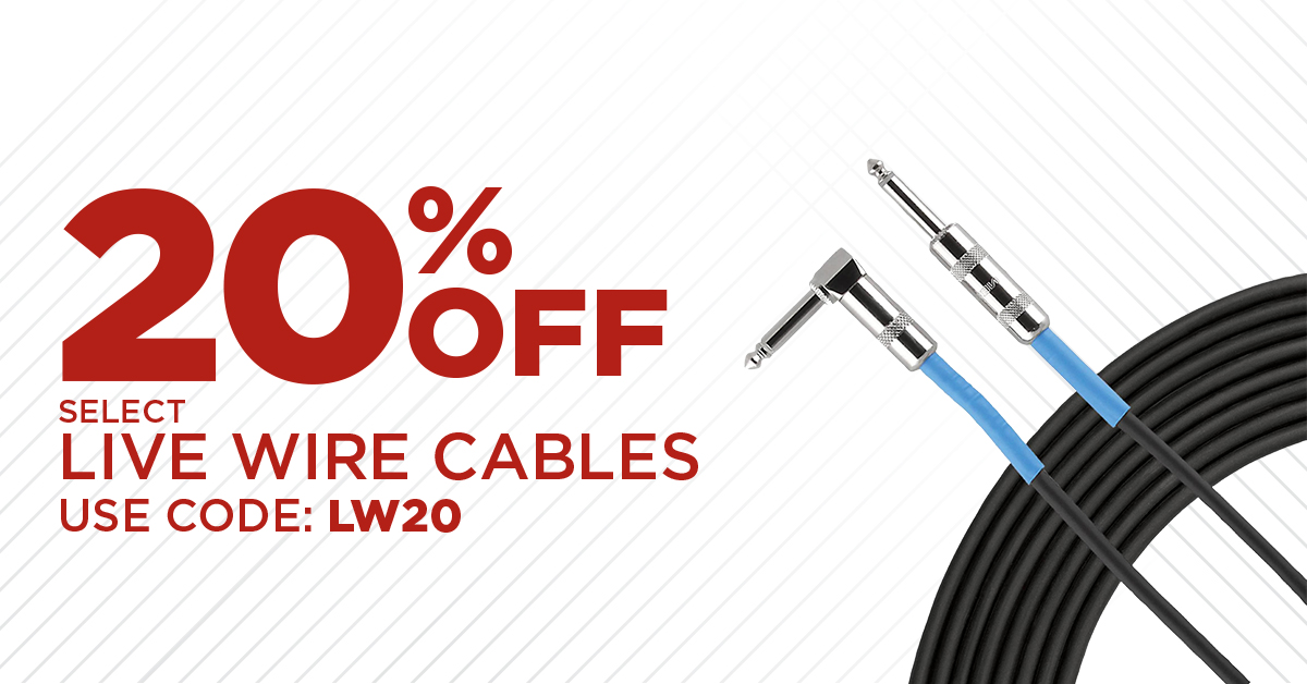 Celebrate the nice weather with some great sound! Get outside and share your love of music with 20% off select live wire cables using code: LW20. Shop now: https://t.co/s9Rvu80Bun https://t.co/28kU9RSX6t