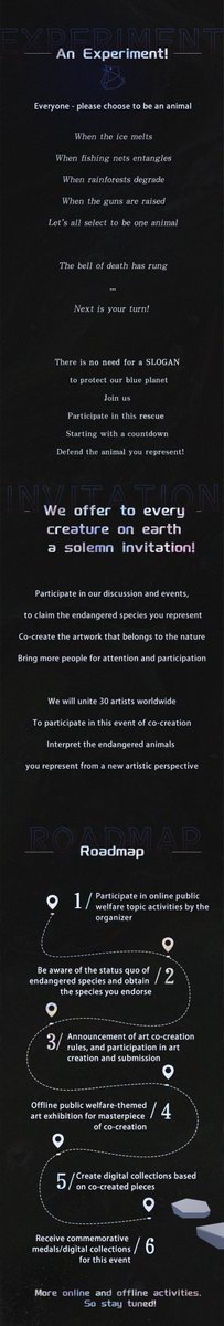 Signal7_X's tweet photo. We want to invite you to participate in an interesting experiment
when the final countdown has started
would you be willing to push the pause button to become another animal and experience their lives?
What will be your choice?
#animal  #animallovers #artist #ArtistOnTwitter #NFT https://t.co/5MDOtyANzf