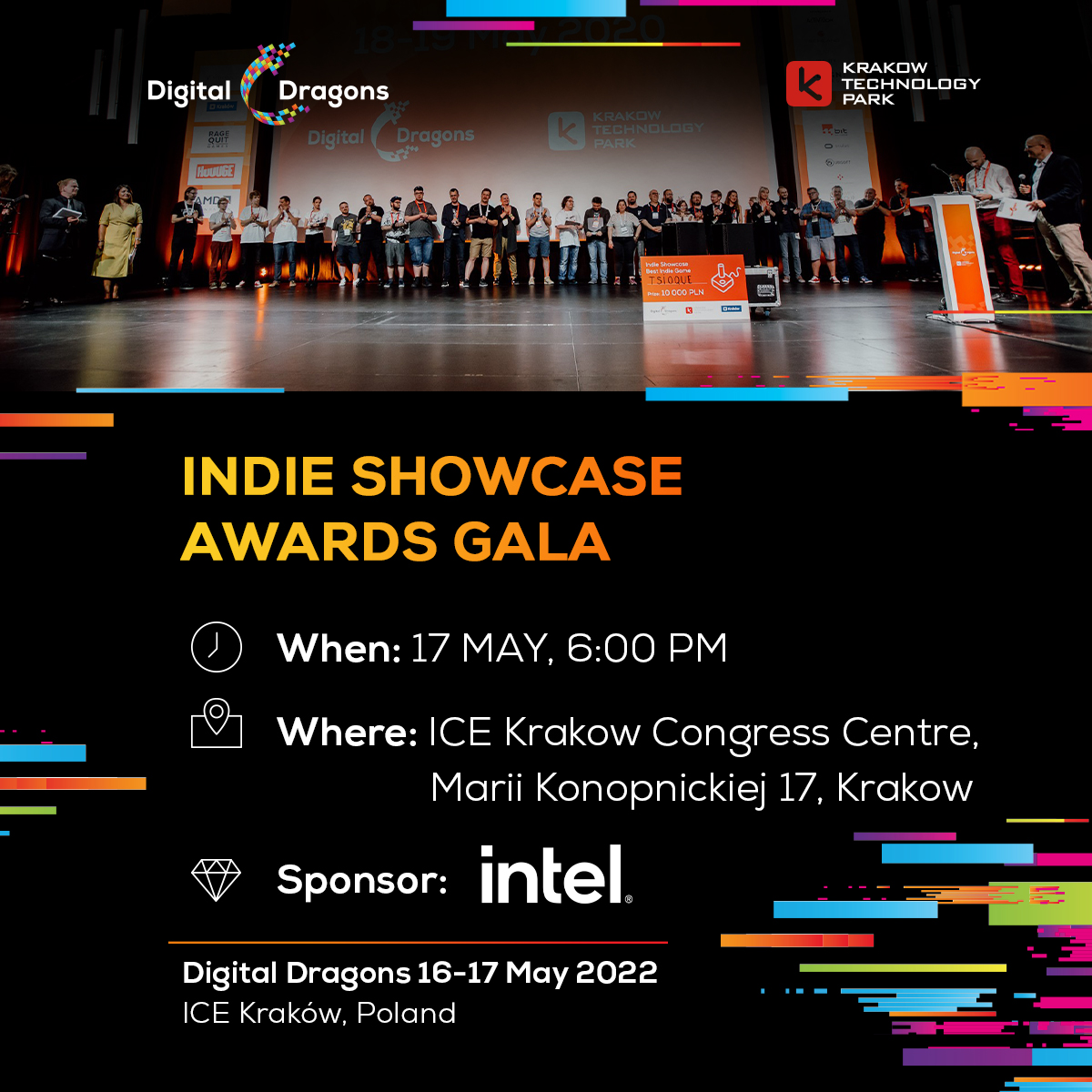Digital_Dragons's tweet image. 🔥Don’t miss Indie Showcase Awards Gala! Get to know most promising indie games of the year!
 
#gamedevs #gamedevconference #gameconference #gaming #game #krakow #malopolska #kpt #gamedevelopment #pcgaming #indiegame #mobilegames #developer #dd2022 #digitaldragons2022 #ddawards