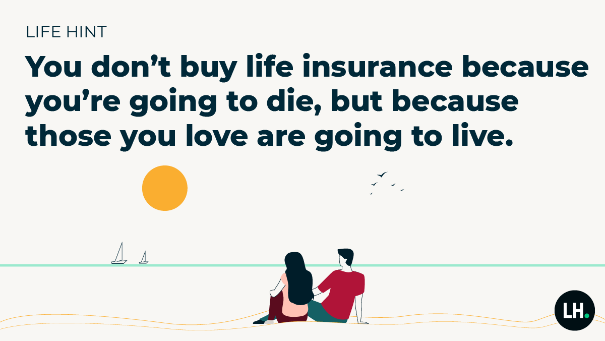 KansasCityLife's tweet photo. Life insurance is for the living. #Lifehint https://t.co/Hvn42wTznH