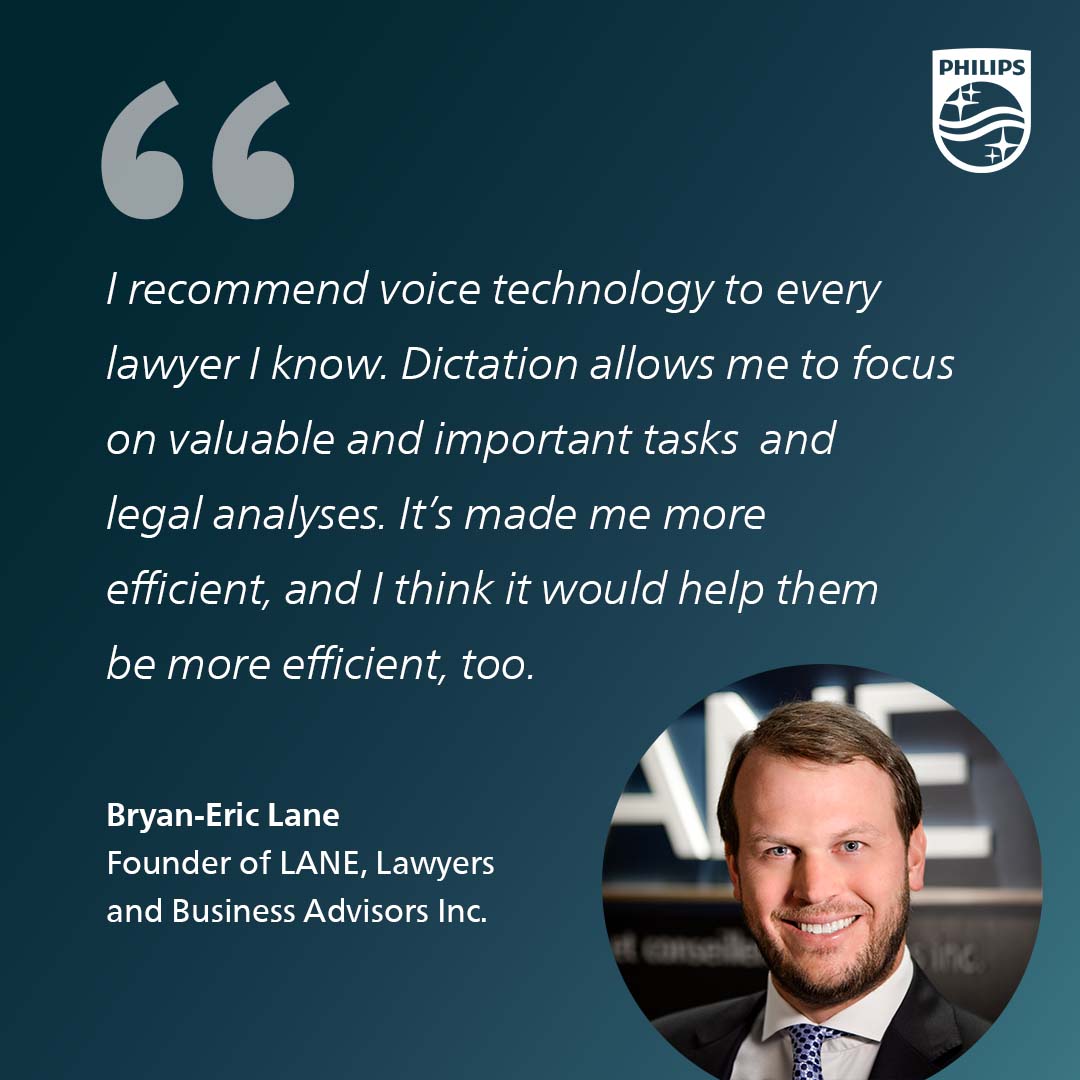speech_com's tweet image. Constantly dictating on analog tape recorders and typing his own documents, Lane felt this decreased productivity.  Then we came into the picture.

Read how we revolutionized their workflow and increased their efficiency: dictation.philips.com/ca/success-sto…

#legaltech #legalit #workflowtech