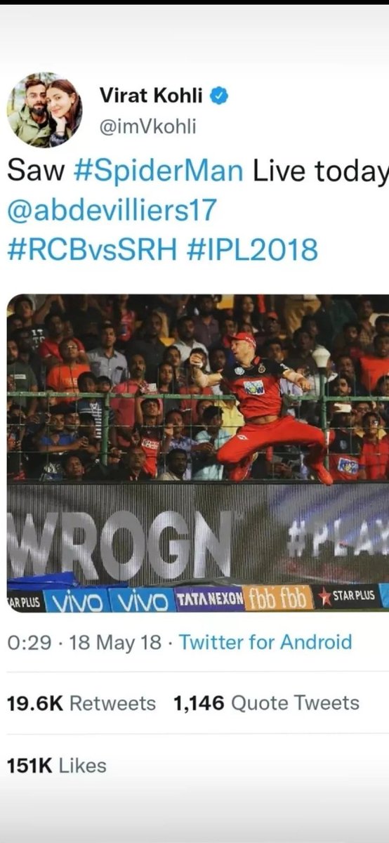 AbdeFansTrends's tweet photo. Otd that year

Witnessed Alien doing superman stuff 🦁🔥

#AbDeVilliers #Abd #Mr360 @ABdeVilliers17 https://t.co/uvs8XwERJH
