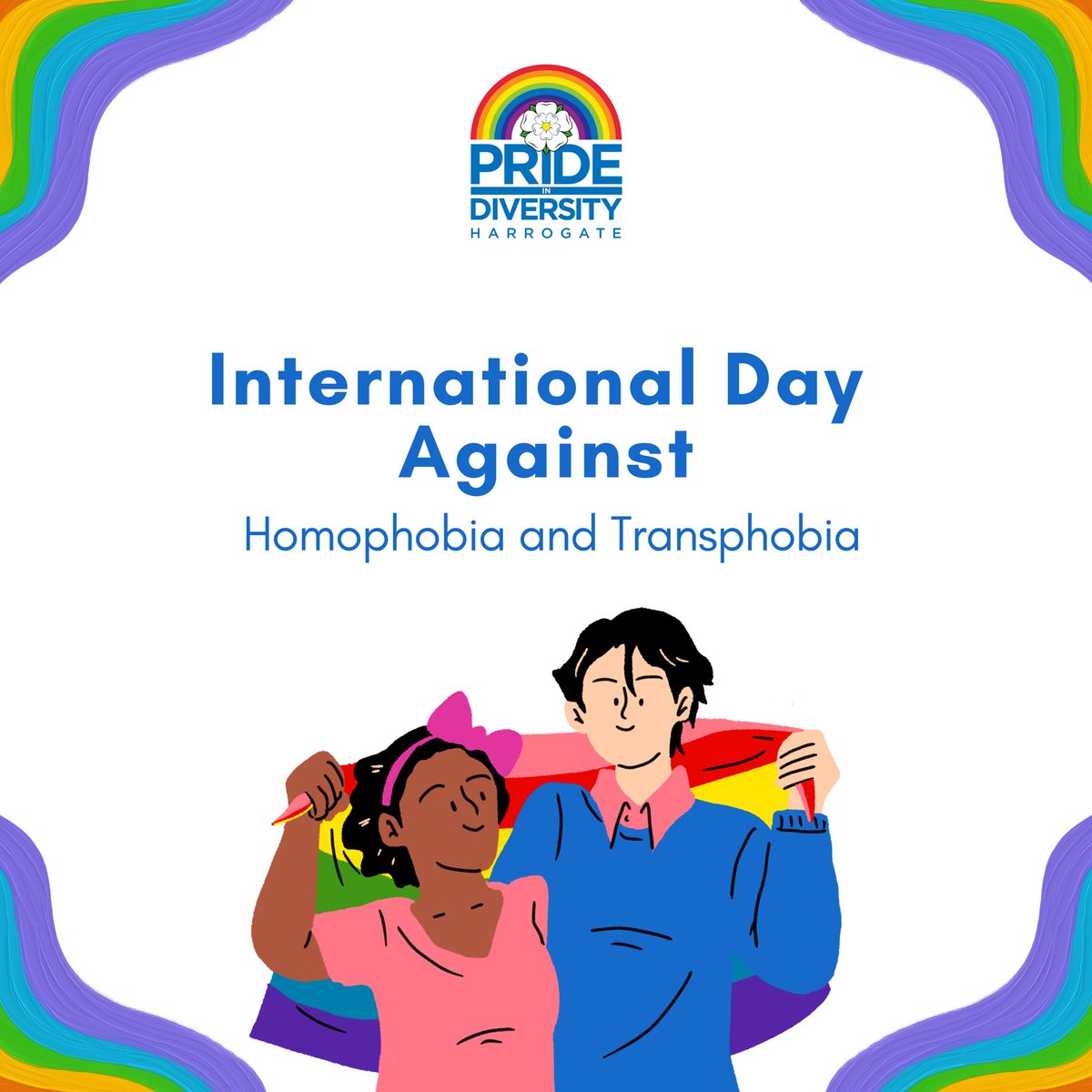 Today is #IDAHOBIT2022!!

The International Day Against Homophobia, Transphobia and Biphobia draws attention to the violence and discrimination experienced by the LGBT+ community!
