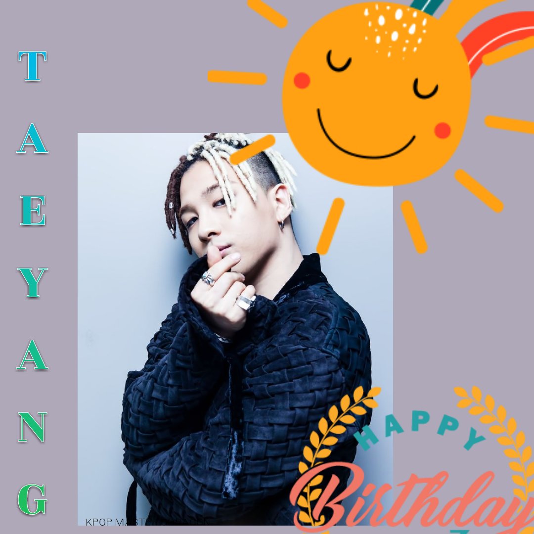 kpopmasterGD's tweet photo. Maybe you have many special days in your life,but your birthday deserves a break.Relax and enjoy every single moment.
Happy birthday Taeyang oppa.
34 SPRINGS WITH TAEYANG
#StillShineWithTaeyang
#TAEYANG #태양 @Realtaeyang @YG_GlobalVIP https://t.co/bst4e6C2Ru