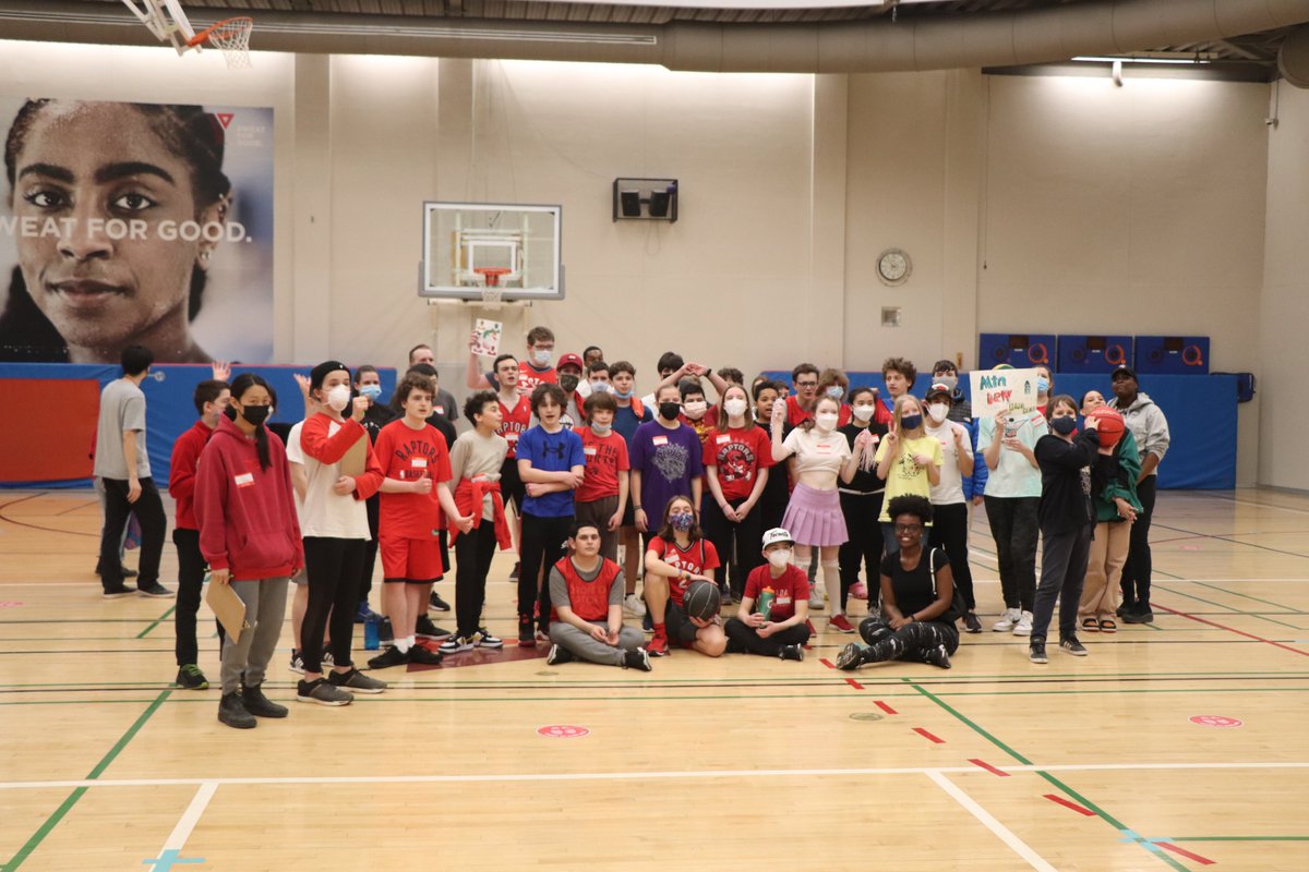 ymcaacademy's tweet photo. To wrap up their placement at the @ymcaacademy, @SenecaCollege students planned an epic “Raptor’s Day” for our students! This day included many fun activities while a small film crew was on site conducting interviews for their upcoming documentary about #Toronto @Raptors Fans! https://t.co/OmqtXzzqkU