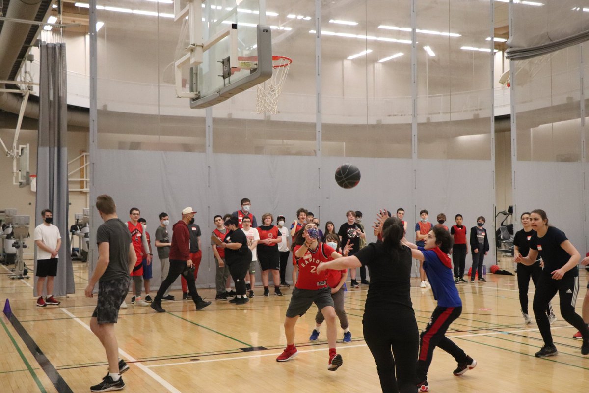 ymcaacademy's tweet photo. To wrap up their placement at the @ymcaacademy, @SenecaCollege students planned an epic “Raptor’s Day” for our students! This day included many fun activities while a small film crew was on site conducting interviews for their upcoming documentary about #Toronto @Raptors Fans! https://t.co/OmqtXzzqkU