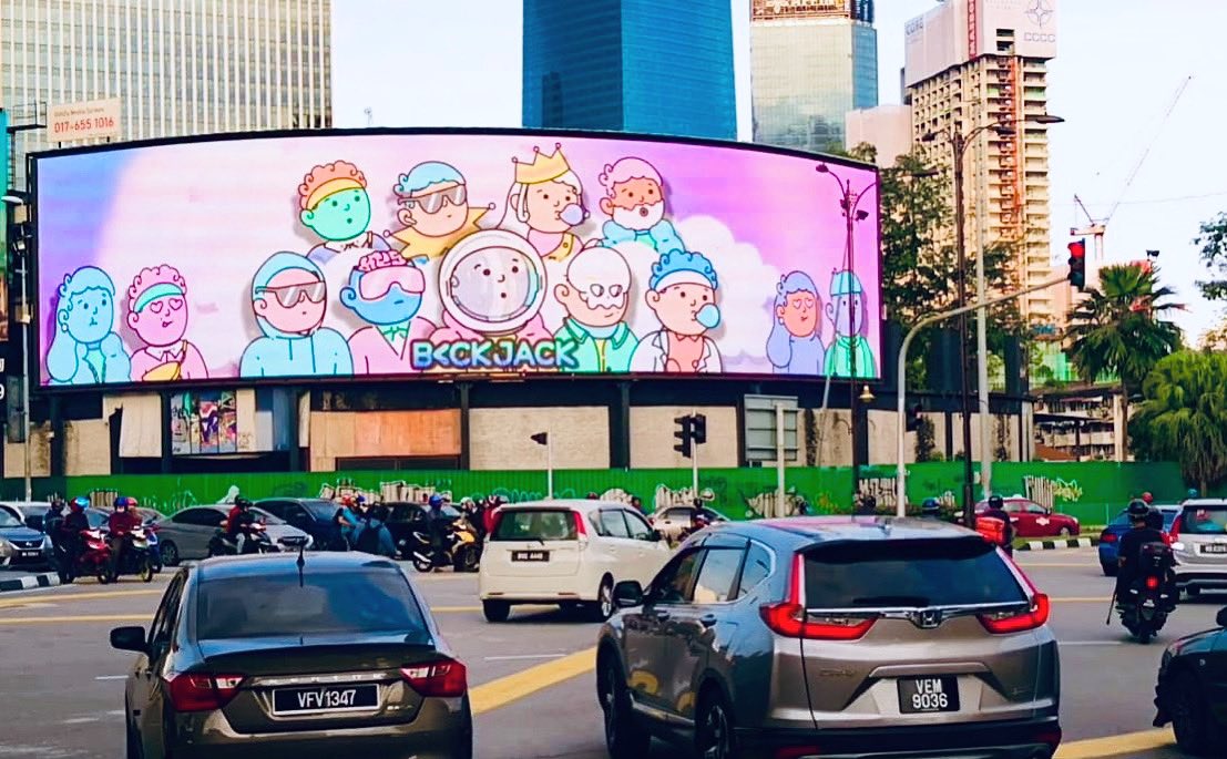 NFTBackJack's tweet photo. Hi all Malaysian! Jacks here ♥️
Billboard - KL City Centre, Kuala Lumpur, Malaysia.
Make sure y’all ready for the final Poker Tournament in coming days, details up tmr!

#KeluargaMalaysia #BackJacknft #MetaverseNFT #NFTCommmunity #passiveincome #NFTs #SolanaNFTs https://t.co/TrdeDhNt4R