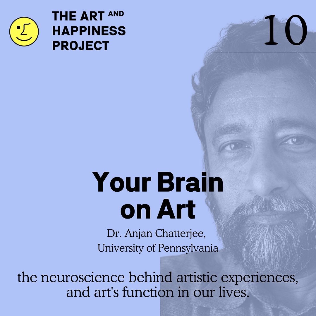It’s not sex. It’s not food. We’re not sure what need it meets. But it’s always been  there.

Episode 10 guest <a href="/Anjan435/">Anjan Chatterjee</a> talks about #ART’s role in the human experience, and how our #brain processes art and beauty.

👉 open.spotify.com/episode/6MI6nv…

#neuroaesthetics #healingArts