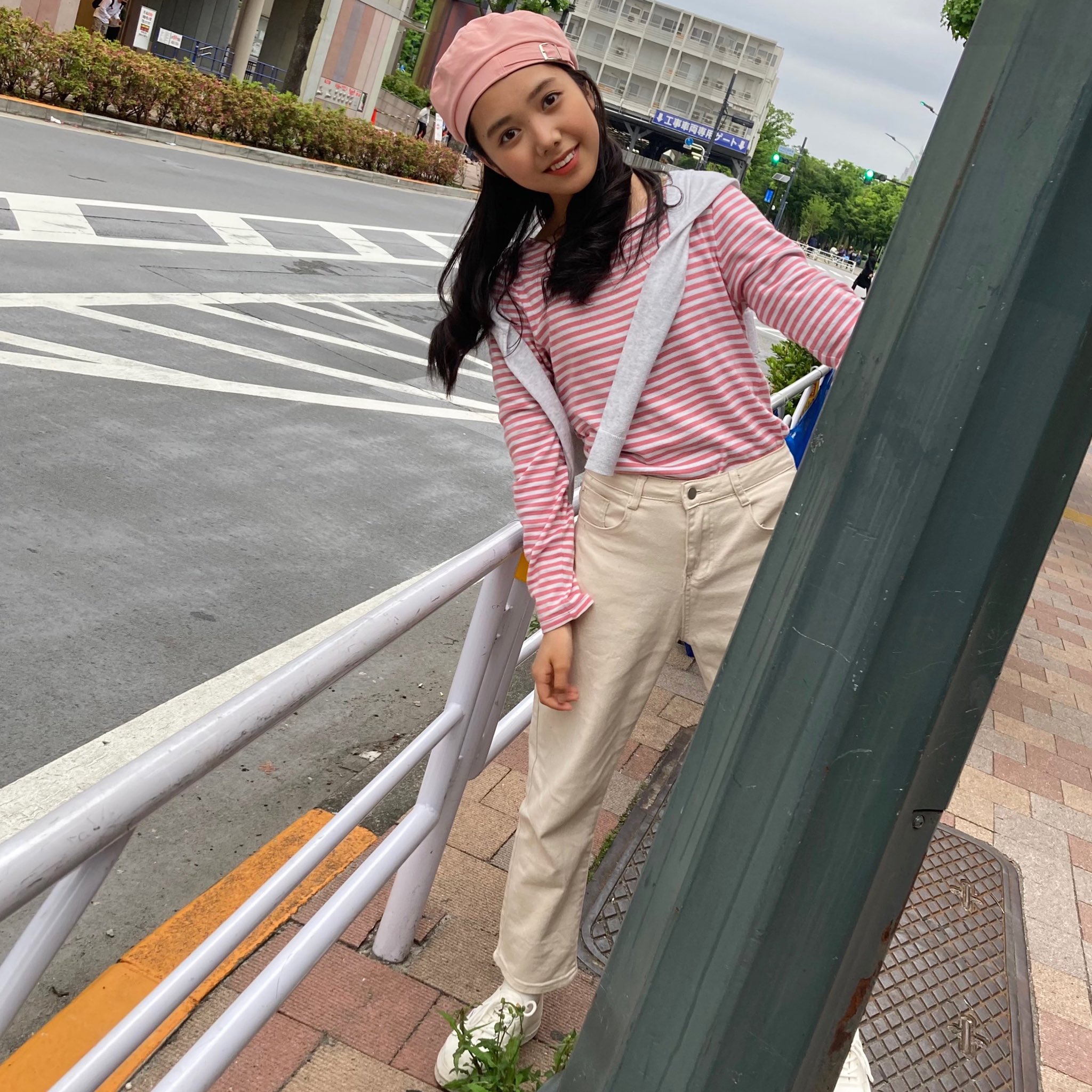水月梓温 Shionstyle お気に入りのピンクベレー帽 春コーデ Fashion T Co Cnf1zobea2 Twitter