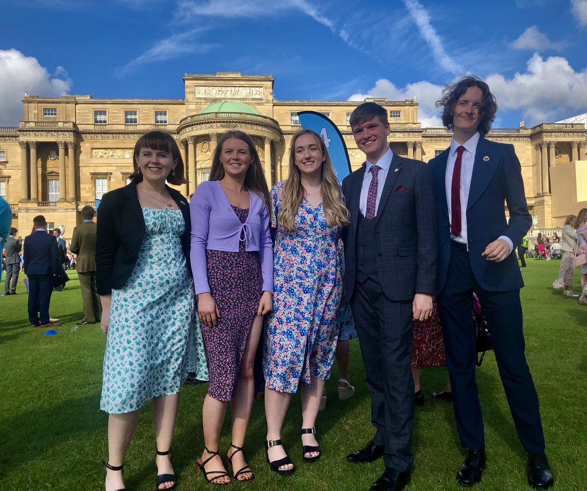 meg_winstone's tweet photo. Gold Duke of Edinburgh celebrations yesterday at Buckingham Palace! An amazing once in a life time opportunity which I am so grateful for. Even spoke to Prince Edward and told him where I was from in an accidentally, very strong Gloucestershire accent ! #CelebratewithDofE #dofe https://t.co/cMeOuYRrME