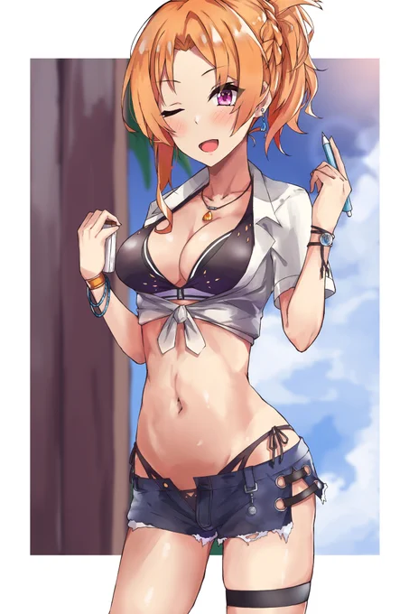 引用RTでお気に入り絵を4枚載せて4人の方に繋ぐ【アートトレイン】 沢太郎@()さんから頂きました! もうすぐ夏ので涼しそうなお気に入りぃ