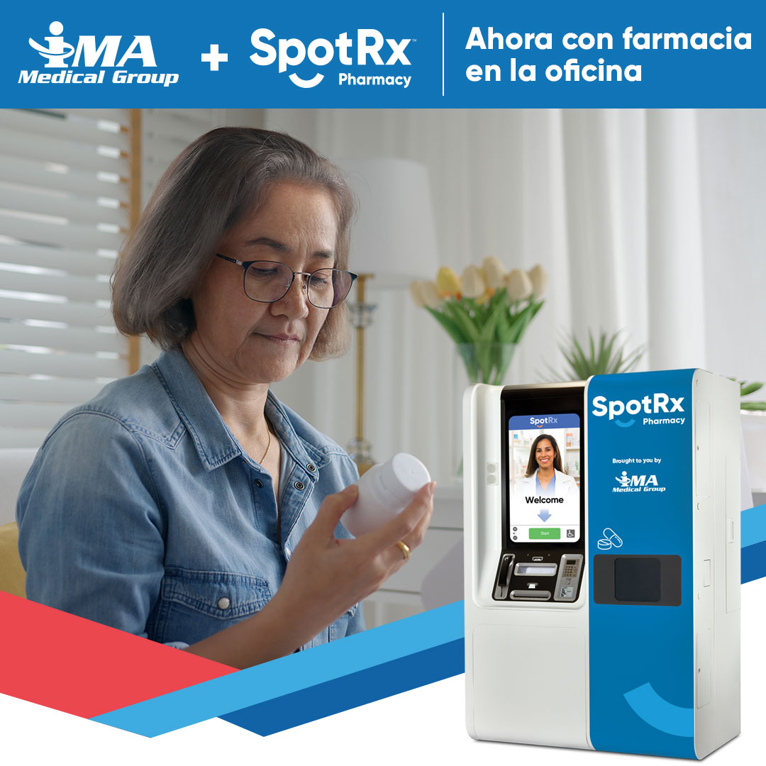 imamedicalgroup's tweet photo. Asista a su cita médica y salga de la clínica con su receta en mano. Con IMA y @SpotRxPharmacy usted puede:
✅Obtener prescripciones nuevas y renovar sus recetas
✅Consultar con un especialista en farmacia
✅Recoger sus medicamento en la clínica o recibirlos en su domicilio https://t.co/HIFjuWk658