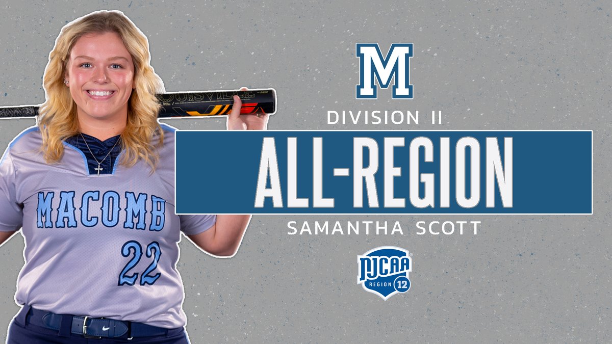 𝟐𝟎𝟐𝟐 𝐌𝐂𝐂𝐀𝐀/𝐑𝐄𝐆𝐈𝐎𝐍 𝐀𝐖𝐀𝐑𝐃𝐒

All-Region &amp; All-MCCAA, First Team All-Conference
🔵 Samantha Scott

#GoMonarchs
#NJCAASoftball