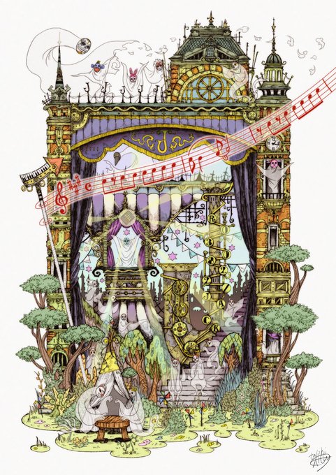 不思議な世界を舞台にした絵本、描きたいです。
いつか自分が絵を描いた絵本を、息子と一緒に
読むのが夢です。
#関係者に届くまでリツイートされ続けると聞いて
 #私はこんな仕事がしたい 