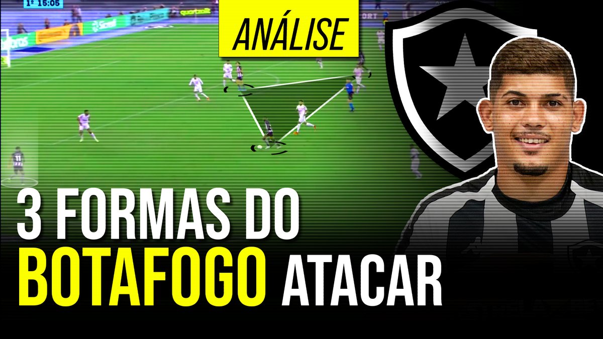 O Botafogo não precisa ser dominante com a posse — apesar de ser a proposta de Luís Castro — para ter outras estratégias ofensivas. Nesse vídeo, expliquei mais algumas situações e jogadores chave. Dá aquela moral: https://t.co/jx96YRpNFN
